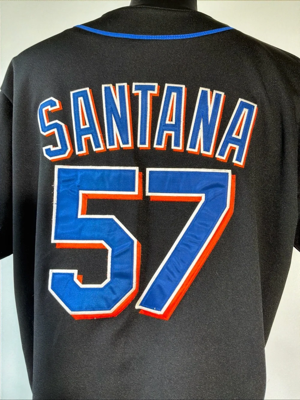 Majestic New York Mets Johann Santana 2008 Shea Final Season Jersey #57 Size XL